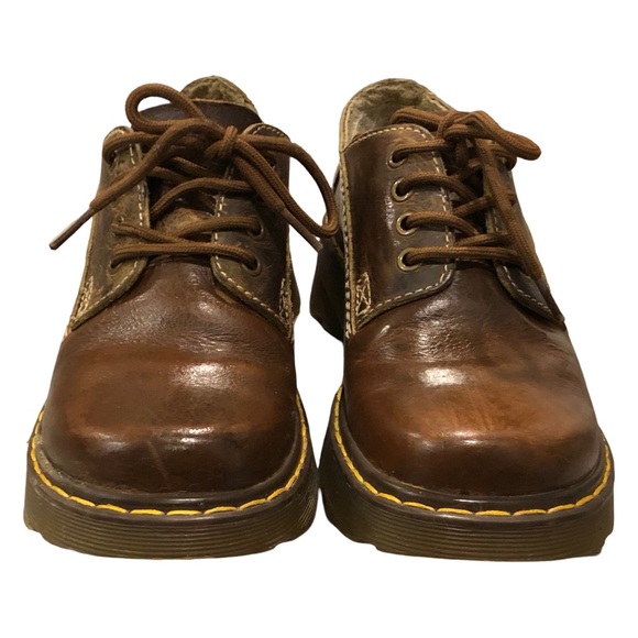 YK2 Doc Martens | Brown Platform Sigma Shoes (Women’s Size 6) - Picture 5 of 13